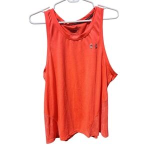 Under Armour Running Tennis Athletic Tank Top Shirts Women's Size M-L Peach